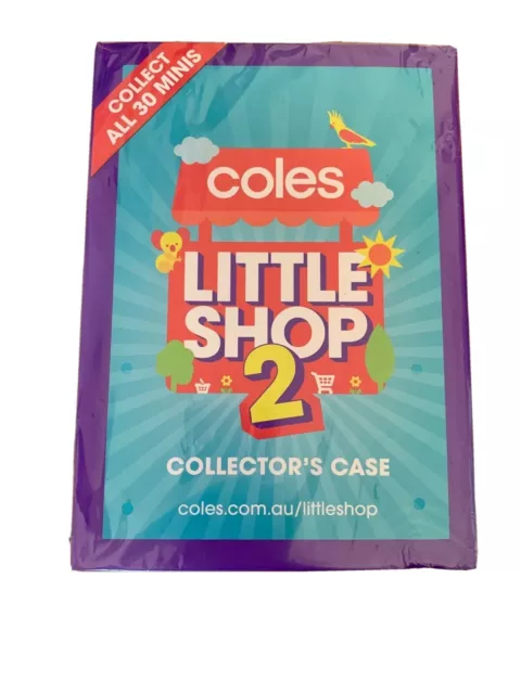 BNIB COLES Little Shop 2 Collectors Case Empty New In Package