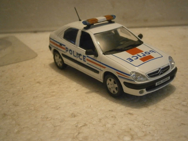 Miniature Citroën Xsara Police 1/43 Norev | Modèle Réduit Occasion | Collection Voiture Police