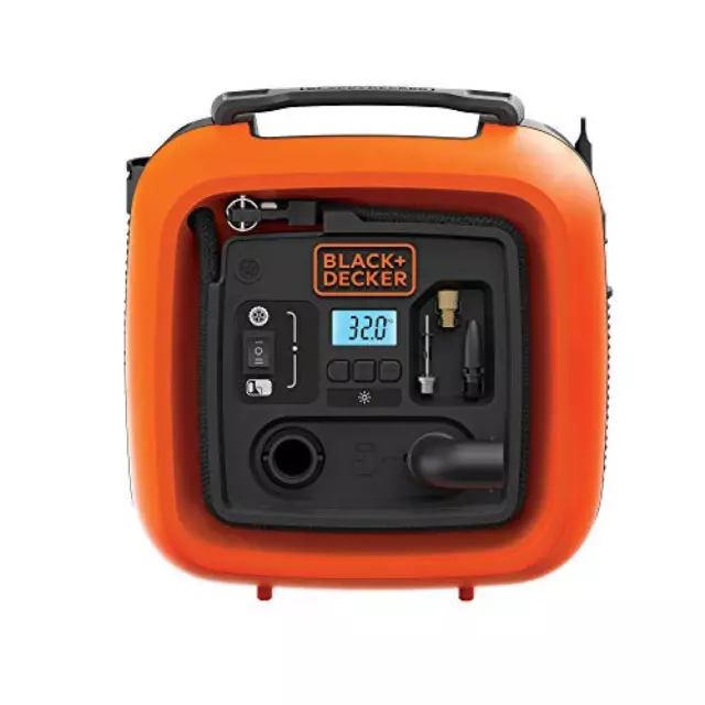 BLACK+DECKER ASI400-XJ Compressore Portatile Compatto Senza Serbatoio ad Aliment