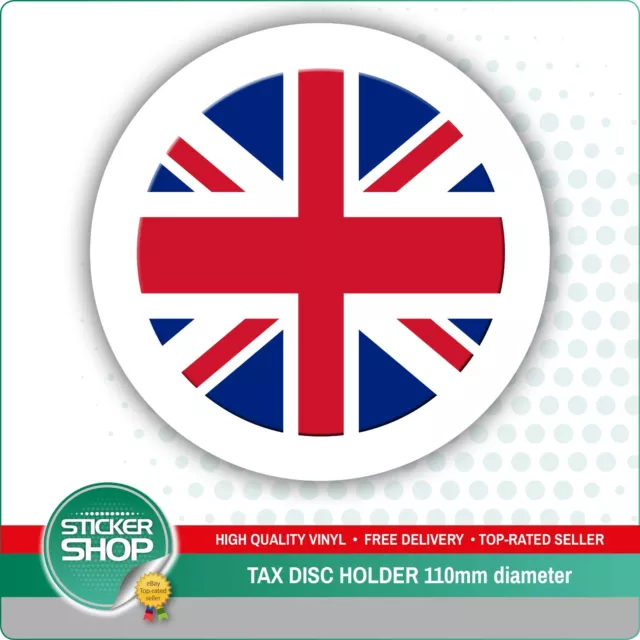 Union Jack Car Tax Disc Holder