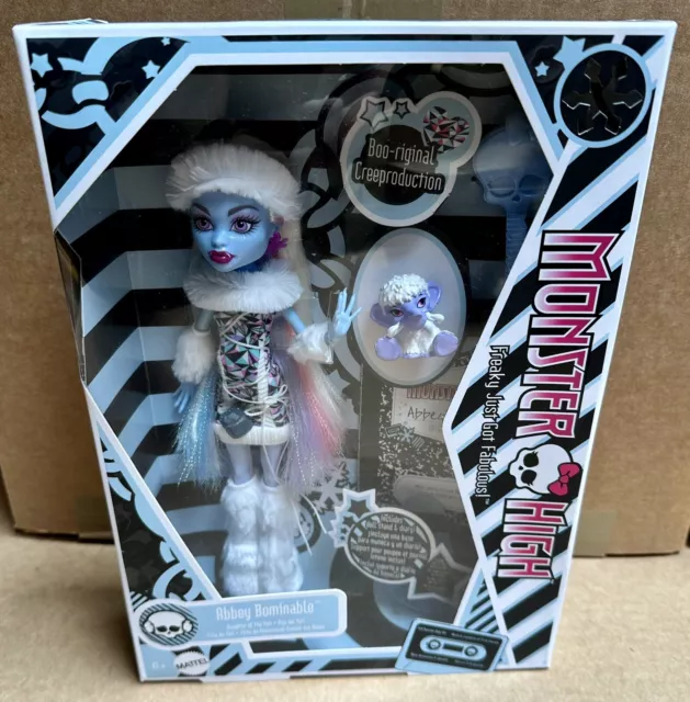 2024 Monster High Abbey Bominable Creeproduction Fashion Doll (DAMAGED BOX)