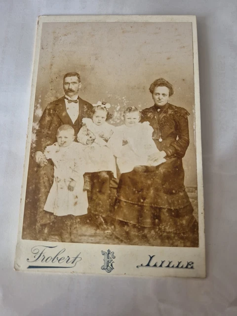 Photos - Photo ancienne CDV - Petite Fille - Photographie P. NYS à