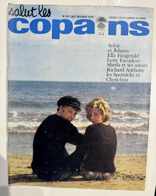 SALUT LES COPAINS n°140- Avril 1974- JOHNNY- SYLVIE- ALAIN
