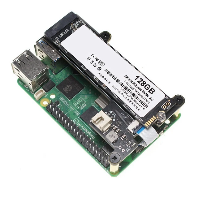 FOR RASPBERRY PI 5 X1001 M2 for nvme SSD Expansion Board for Enhanced ...