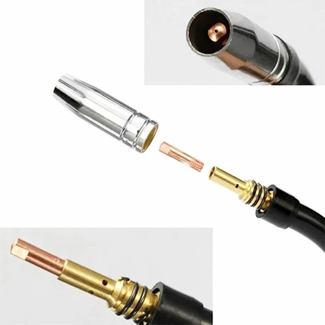 Gas Nozzle Euro Style MIG Welding Gun Tip Nozzle Shield Cup for MB 14AK 15.zy