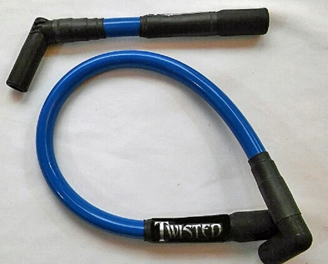 TWISTED 12mm SPARK PLUG WIRES SOFTAIL AND DYNA MODELS 2000-2017 TWISTED 12mm SPARK PLUG WIRES SOFTAIL AND DYNA MODELS 2000-2017