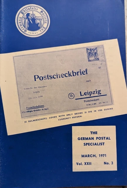 German Postal Specialist Mar 1971 Mid-1935 Commercial Graf Zeppelin Covers