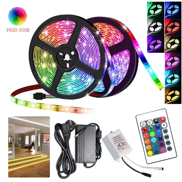 Bande DEL 5050SMD bande RGB extérieur barre chaîne lumineuse bande set