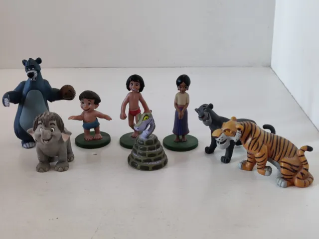 Disney Jungle Book PVC Figure Playset Baloo Bagheera Mowgli Kaa Shere Khan Etc
