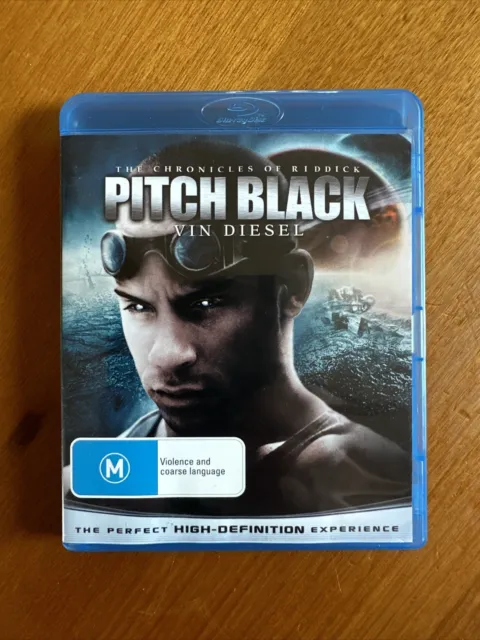 The Chronicles Of Riddick Pitch Black (M) Blu-Ray Vin Diesel Oz Seller