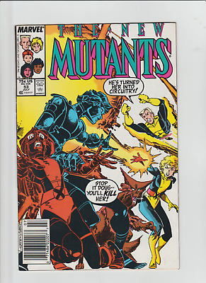 New Mutants, The #53 Marvel NEWSSTAND FIRST APP Gerhard van Ostamgen VF+