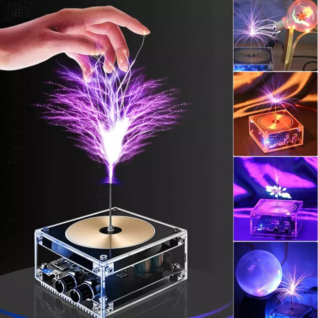 Teslaspule Bluetooth Mini Musik Tesla Spule Bogen Plasma Lautsprecher Tesla Coil