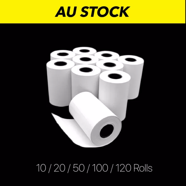 57x38mm Thermal Paper Roll Cash Register EFTPOS, BULK NEW 20/50/100/120 POS