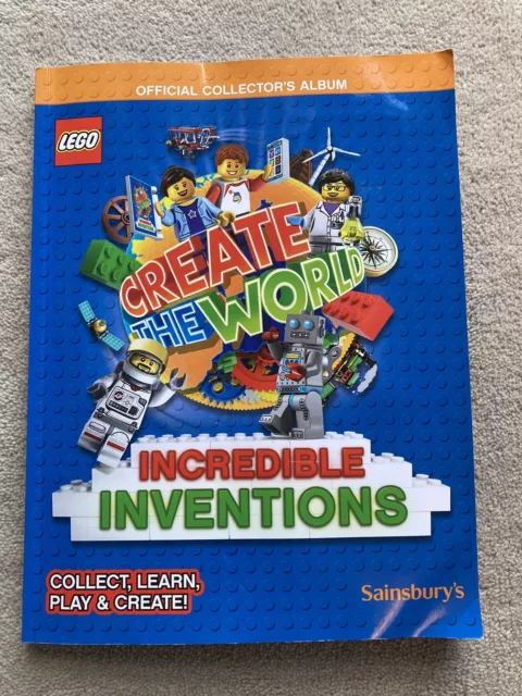 Lego Create The World - Incredible Inventions Collector Album 85% Complete