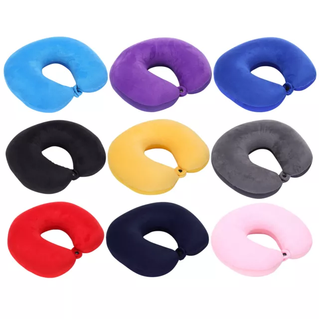 Memory Foam U-Shaped Travel Pillow Neck Support Head Rest Car Plane Soft Cushion