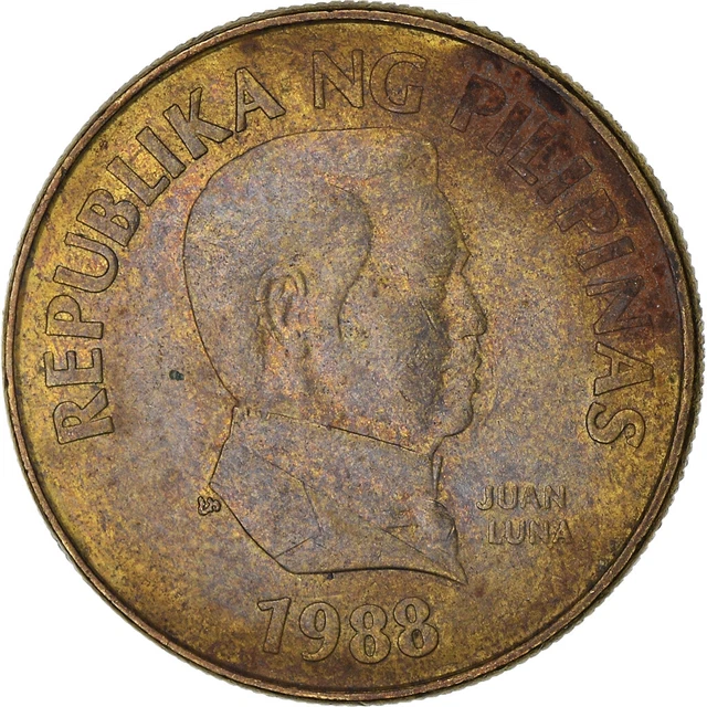 [#1404817] Coin, Philippines, 25 Sentimos, 1988