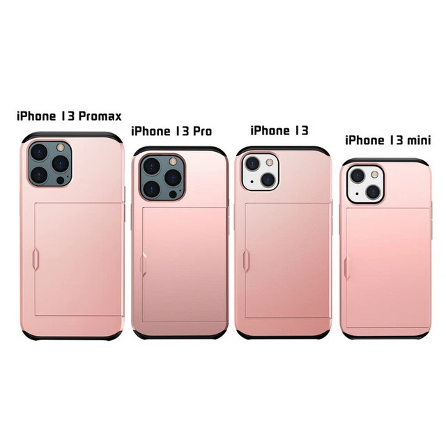 Hülle iPhone 14 13 12 Pro Max 11 8 XR Handy Tasche HardCover mit Kartenfach Case 11