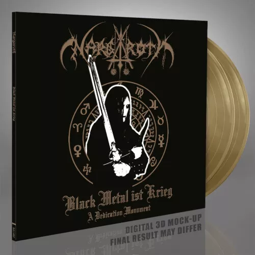 NARGAROTH ‎– Black Metal Ist Krieg - 2 LP, Ltd to 400, Gold