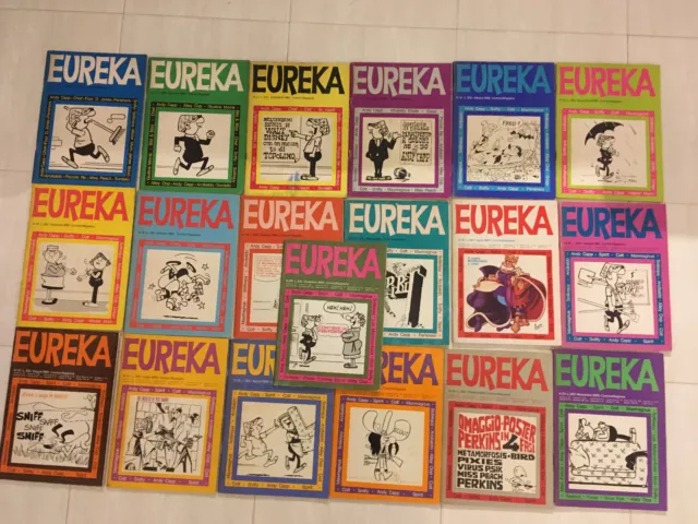 Eureka rivista a fumetti annata completa 1969 con supplementi più numeri vari