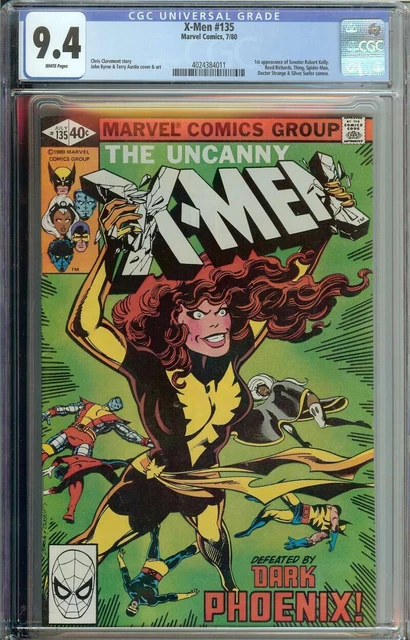 X-Men #135 CGC 9.4 1st App Senator Robert Kelly Dark Phoenix