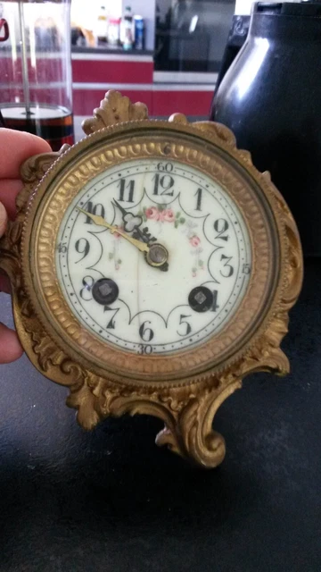 Meccanismo Di Pendolo Orologio Antico Francia XIX Em Secolo H78