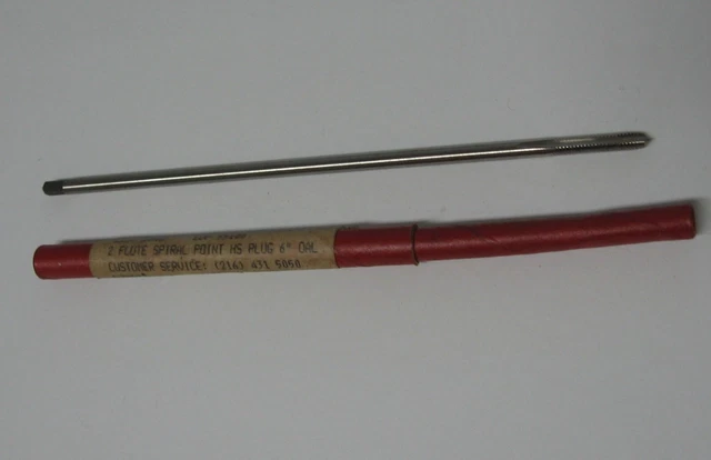 LIST 1040 #8-32 GH3 UNC Fluted Spiral Point HS Plug OAL 6"-NEW in BOX, EDP-59106