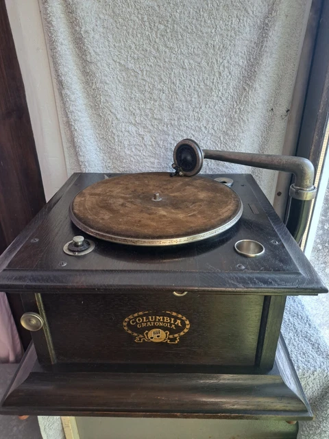 Ancien Columbia Grafonola Phonograph Graphophone