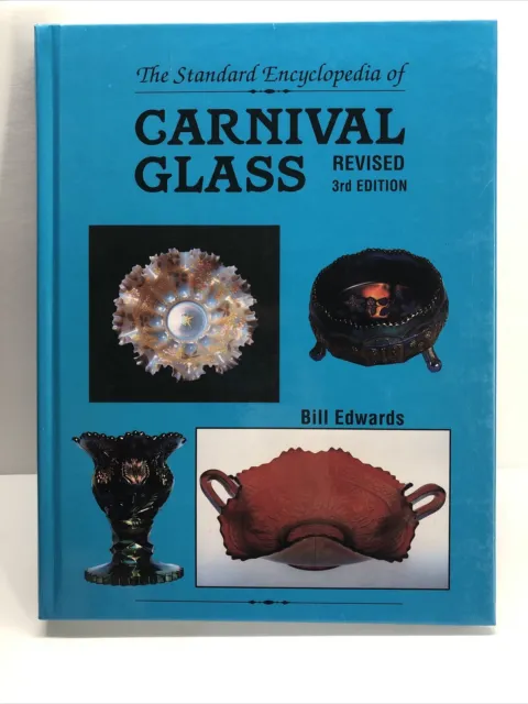 Antique Vintage Carnival Glass - Makers Types Colors / Illustrated Book + Values
