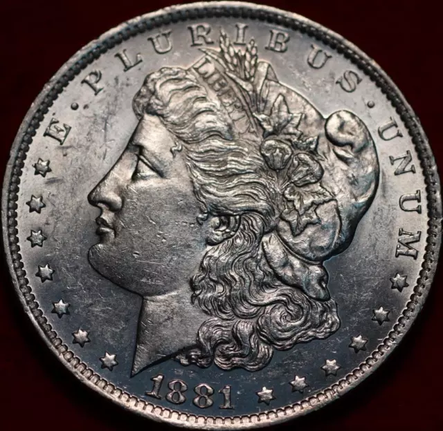 Uncirculated 1881-O New Orleans Mint Silver Morgan Dollar