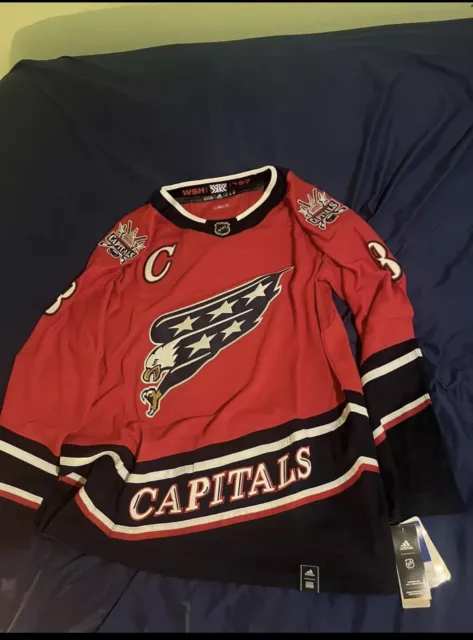 Alex Ovechkin Reverse Retro Adidas Jersey (Size 52 / Adult L)