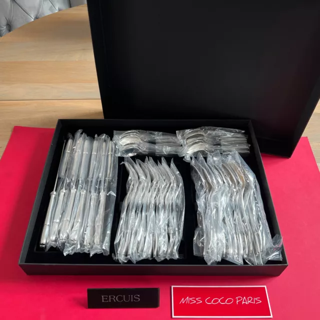 48Pcs Housewife Ercuis Valençay Very Nice Condition Silver Metal