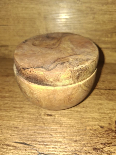 Boîte à Sel En Bois D'Acacia - Récipient Avec Couvercle Pivotant - Double Couche Pour Condiments