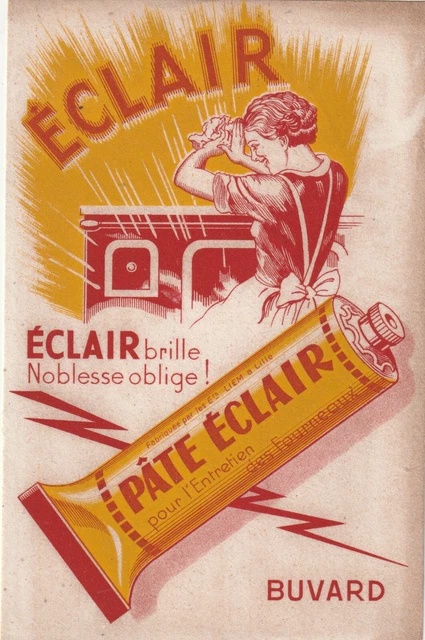 D52 BUVARD ECLAIR Pate Eclair Brille Noblesse Oblige