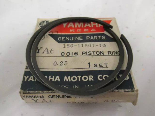 Nos Yamaha Ya6 Genuine Piston Rings 0.25 150-11601-10