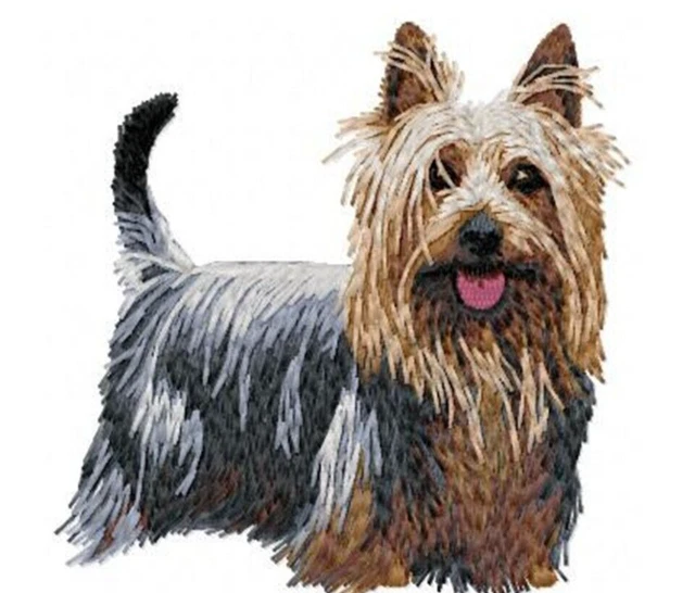AUSTRALIAN Silky Terrier Bathroom SET OF 2 HAND TOWELS EMBROIDERED PERSONALIZED