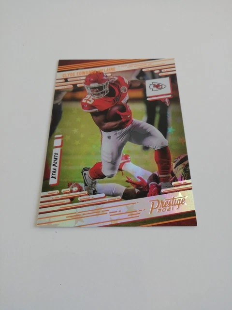 Clyde Edwards-Helaire Kansas City Chiefs 2021 Prestige Xtra Points Astral #92...