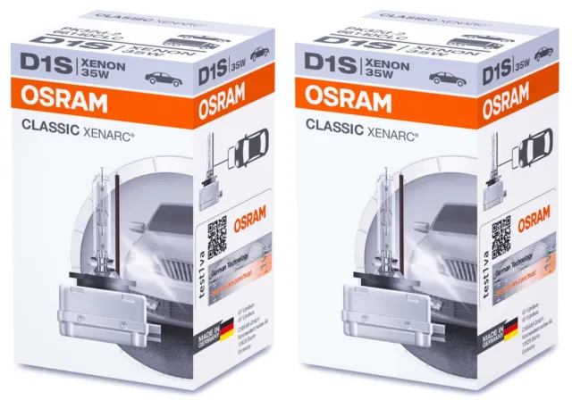 2x OSRAM D1S XENARC XENON 66140 Scheinwerfer Lampe clc Led Original & Neu 2024