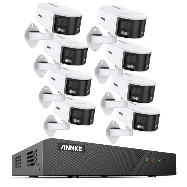Kit Sorveglianza Wireless 5MP Con 4 Telecamere Esterne - NVR 10CH, IP66, Rilevamento Umano AI, 1TB - Foto 8