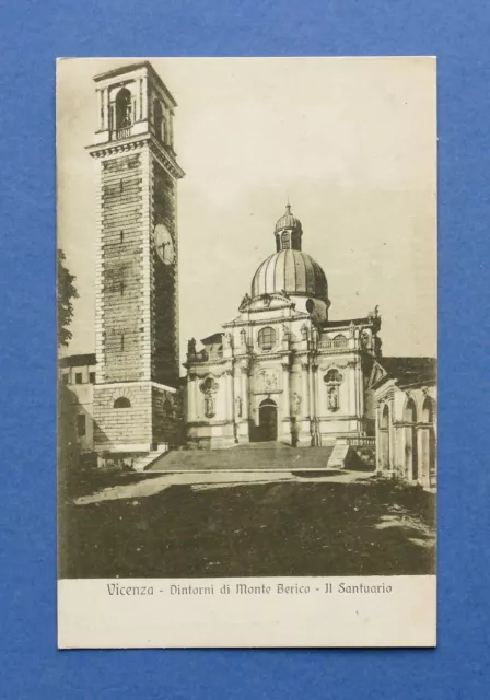 Cartolina Vicenza - Dintorni di Monte Berico - Il Santuario - 1910 ca.