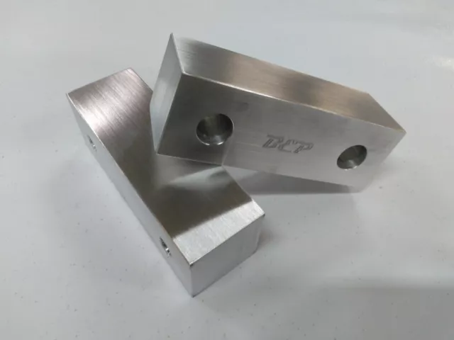 6 x 2 x 2" Aluminum Machined Soft Jaws for 6" Kurt Vises (2 JAWS)