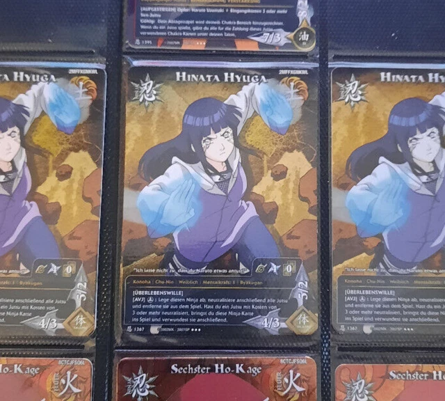NARUTO CCG CARD 1367 Set 24 (Sage's Legacy) Hinata Hyuga; Super Rare
