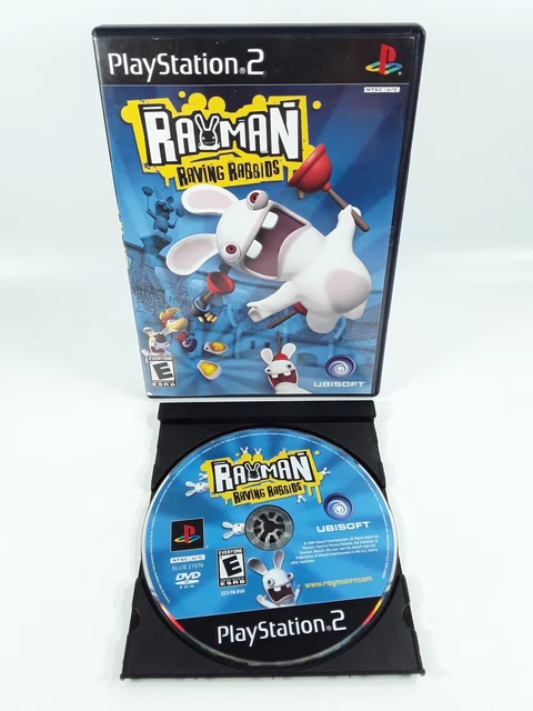 RAYMAN RAVING RABBIDS For the Sony PlayStation 2 PS2 TESTED! No Manual ...