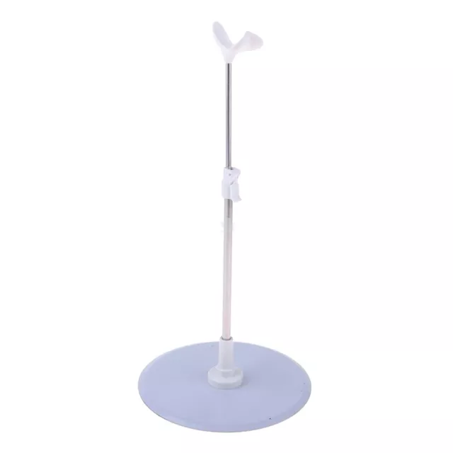 Doll Adjustable Display Stand Doll Support Holder for 1/3 1/4 BJD White