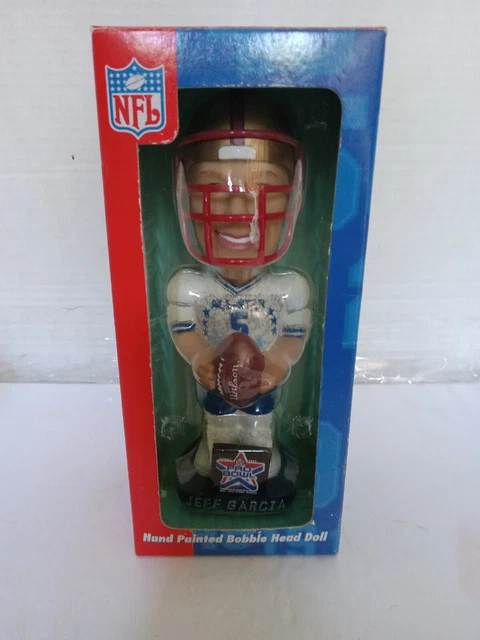 NFL Vintage 2002 Jeff Garcia SF 49ers Bobblehead QB club Pro bowl Allstar