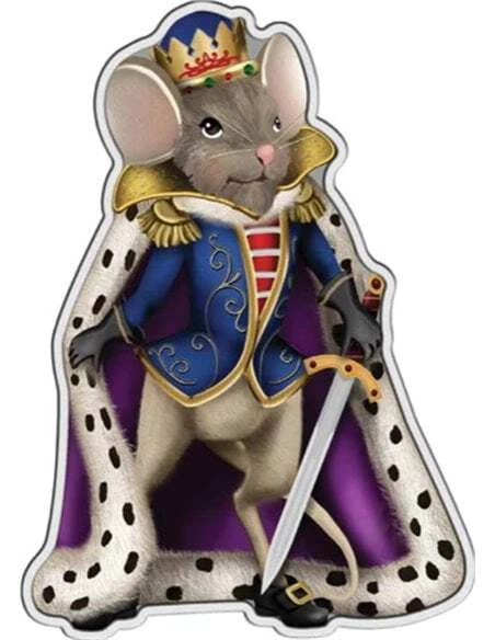 MOUSE KING Nutcracker 1 Oz Silver Coin 2$ Solomon Islands 2023
