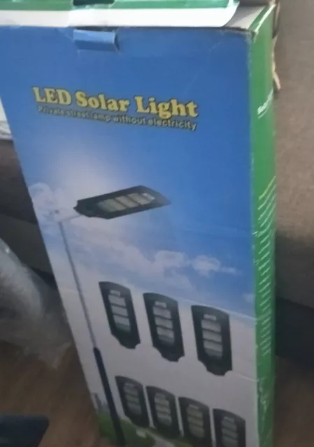 LED Solarleuchte Solarlampe mit Bewegungsmelder Außen Fluter Sensor-Strahler