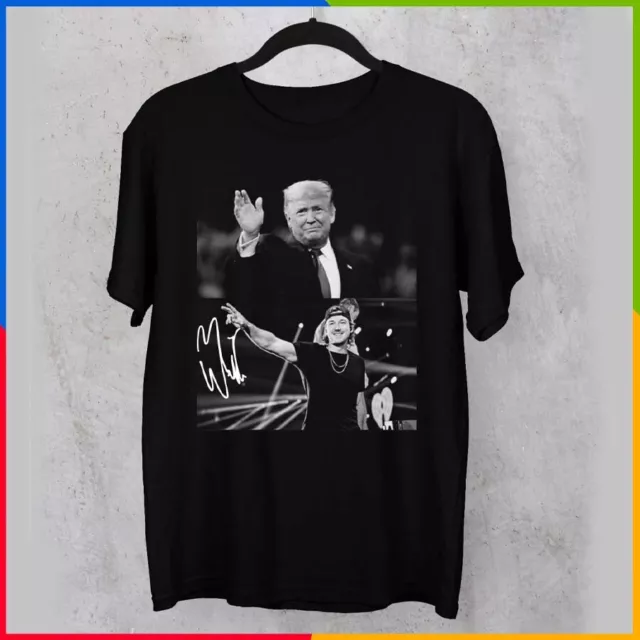 LO ÚLTIMO NUEVO Camiseta Negra Morgan Wallen Donald Trump 2024 JJ3007
