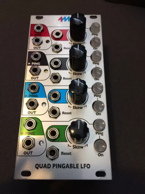 4ms quad pingable lfo eurorack module