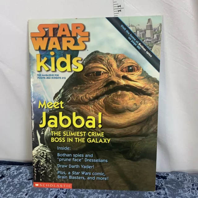 STAR WARS KIDS Magazine Scholastic 1997 Issue 13 Jabba The Hutt