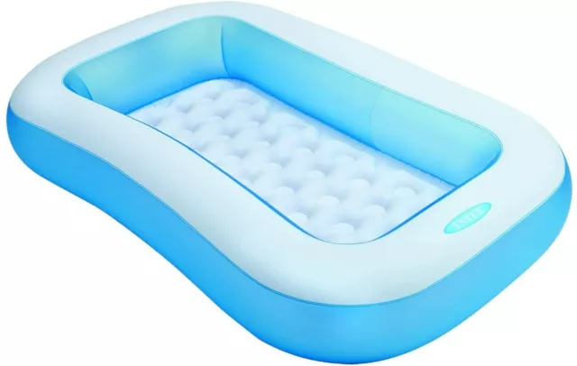 Intex Piscina hinchable para Bebés y Niños 166 x 100 x 25 cm, 90 L, kit parche